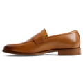 The Duke in Honey tan full-grain leather Medial View