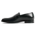 The Duke in Obsidian black full-grain leather Medial View