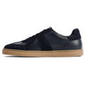 The GAT in Cobalt full grain leather & suede medial view