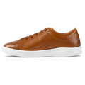 The Low-Top in Honey tan leather by Amberjack - Medial View