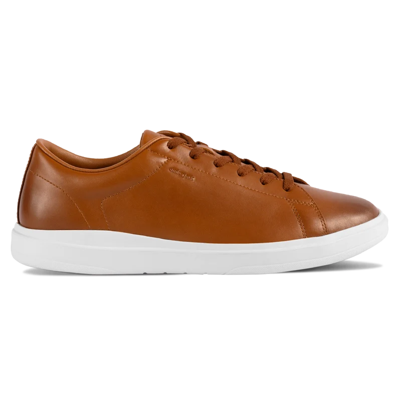 The Low-Top in Honey tan leather by Amberjack - Lateral View
