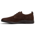 OG Walnut dark brown suede medial angle