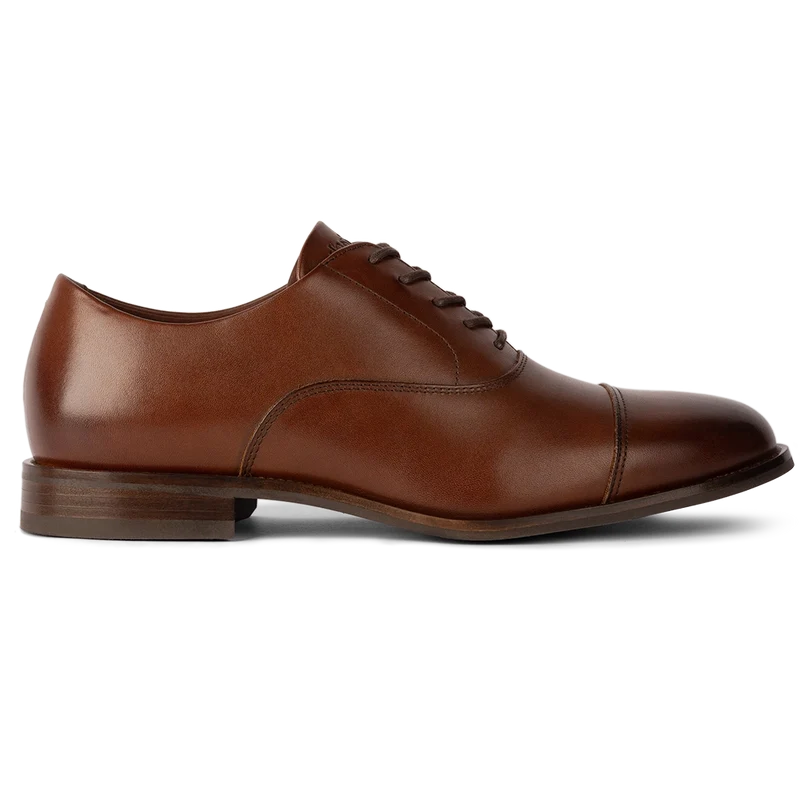 The Regent Chestnut brown leather by Amberjack - Lateral View