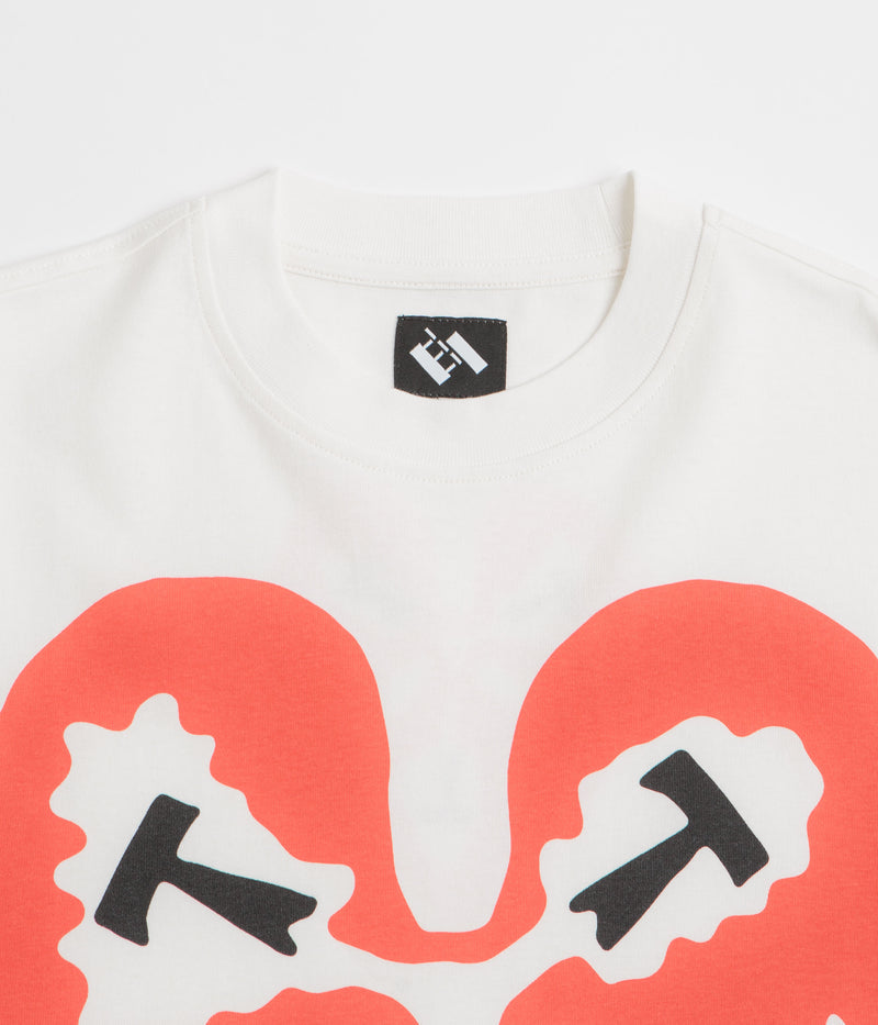 The Trilogy Tapes Heart T-Shirt in White