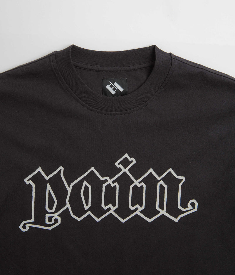 The Trilogy Tapes Pain Long Sleeve T-Shirt in Black