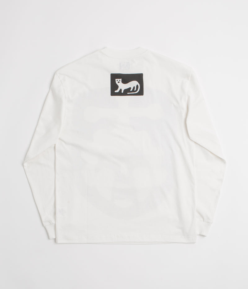The Trilogy Tapes Screwhead Long Sleeve T-Shirt in White