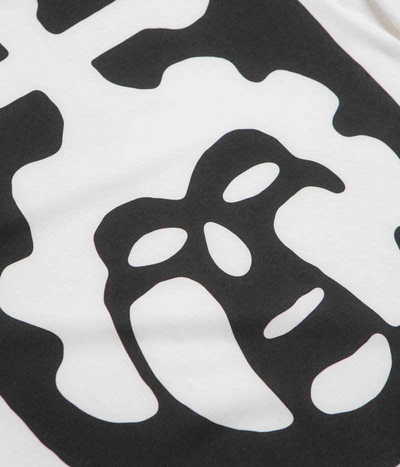 The Trilogy Tapes Screwhead Long Sleeve T-Shirt in White