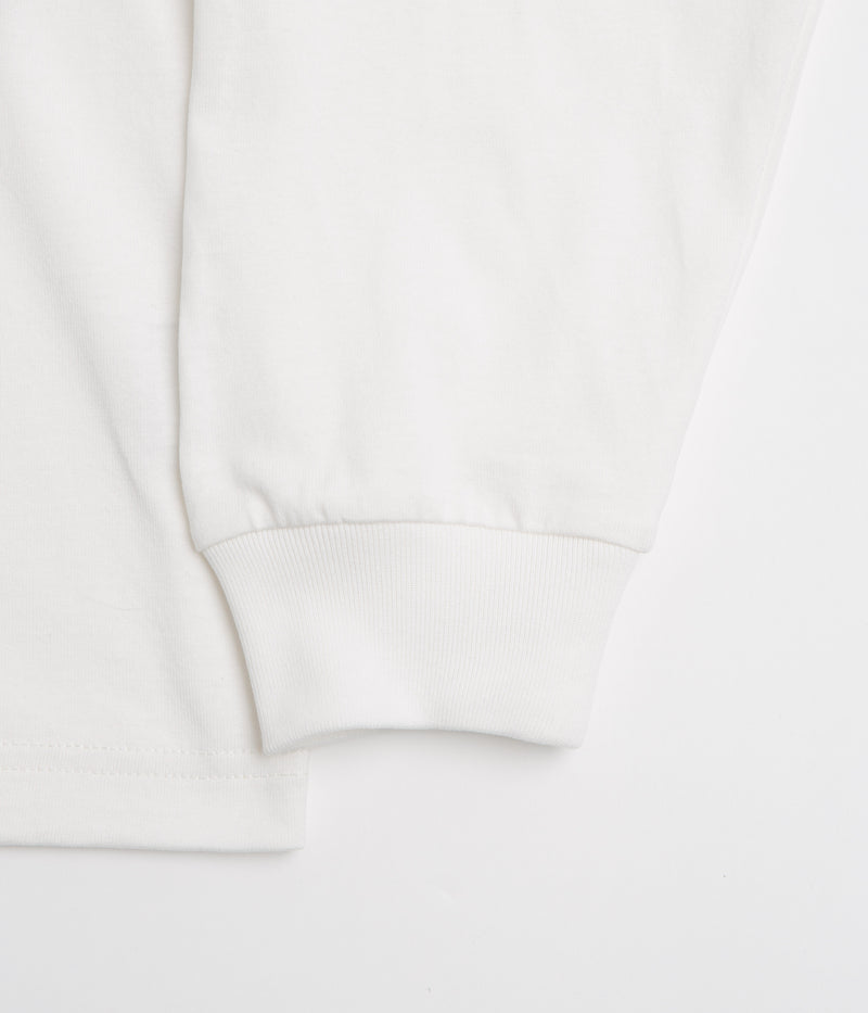 The Trilogy Tapes Screwhead Long Sleeve T-Shirt in White