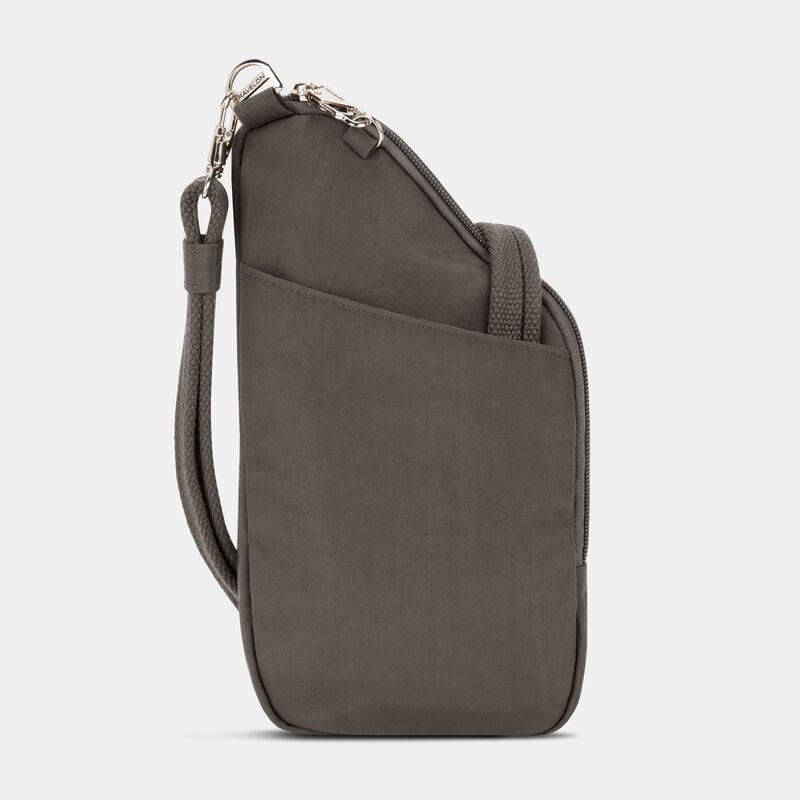 Travelon Anti-Theft Essentials Mini Asymmetric Crossbody - Smoke