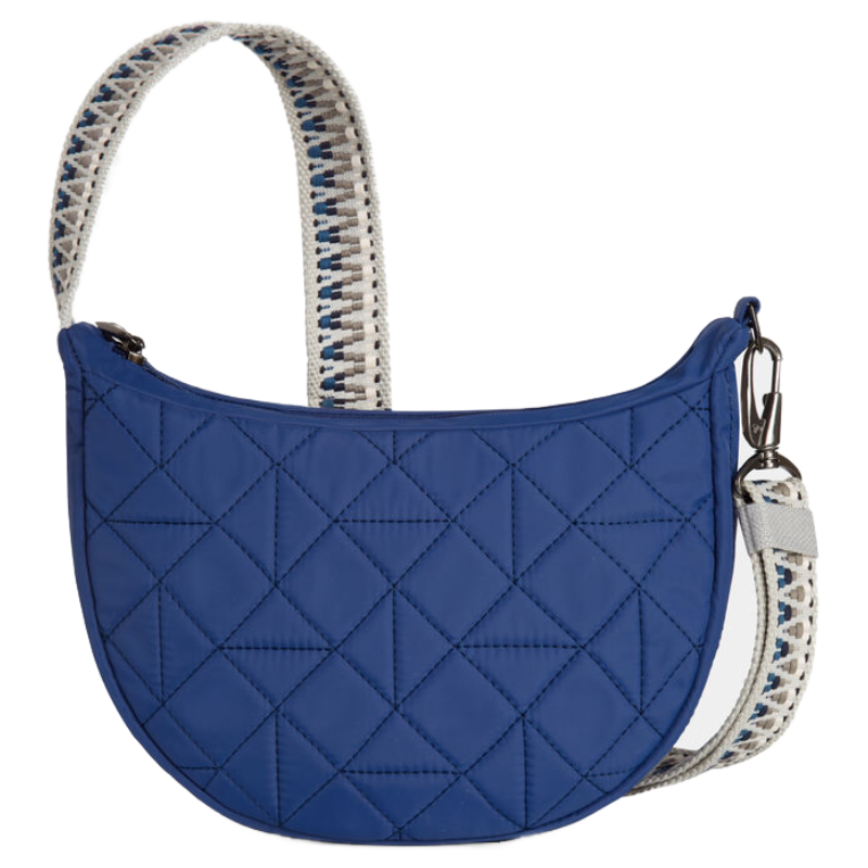 Travelon Boho Crescent Crossbody - Lush Blue