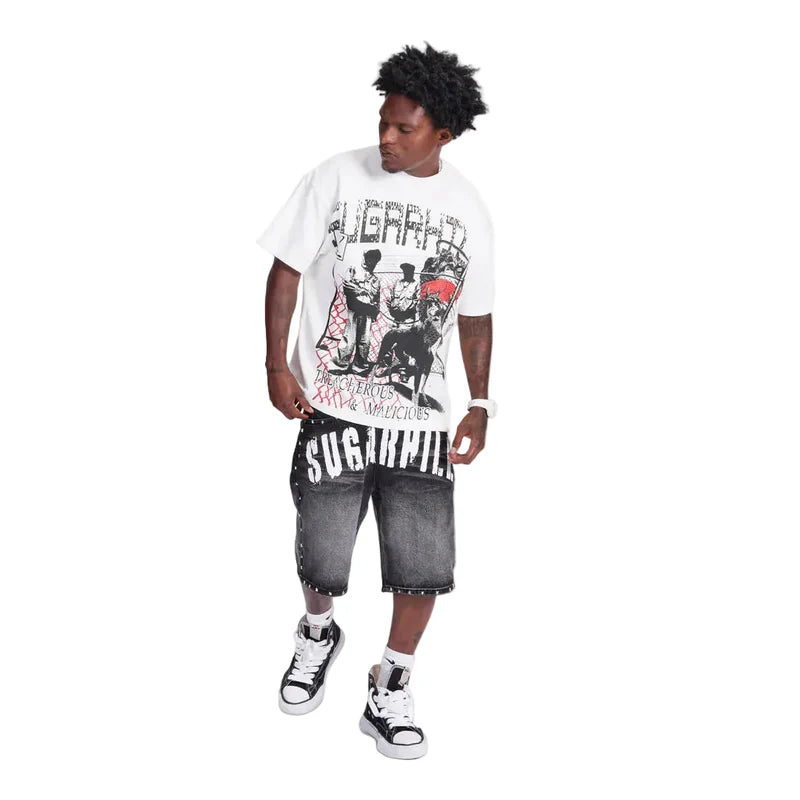 "TREACHEROUS" T-SHIRT (WHITE)