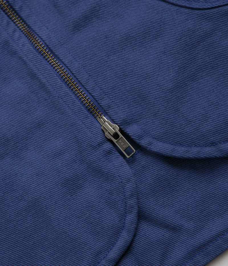 Uskees 3036 Drill Zip-Up Vest in Ultra Blue