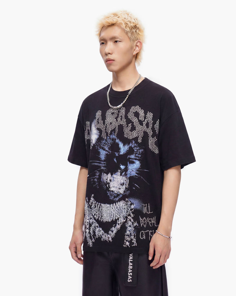 Valabasas Kool Kat Tee – Black