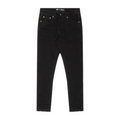 Front View of the Valabasas "MR.SLIM" JET BLACK 4 WAY STRETCH SLIM FIT JEAN