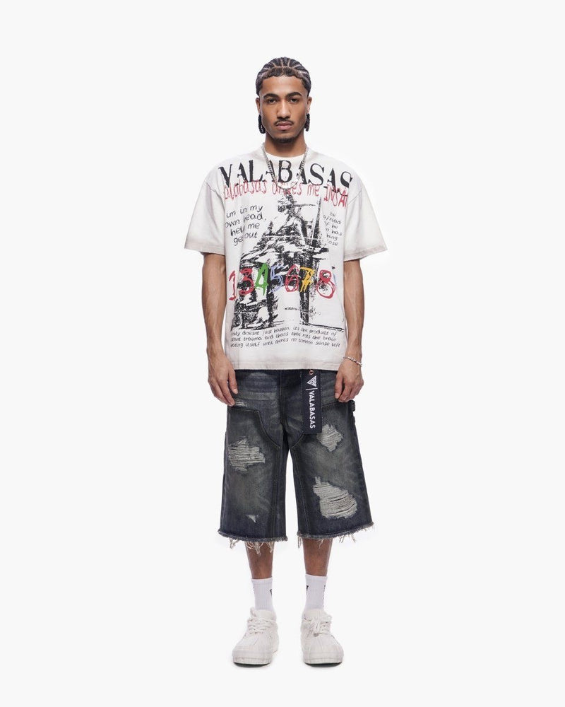 Valabasas Revolt Dirty Blue Jorts