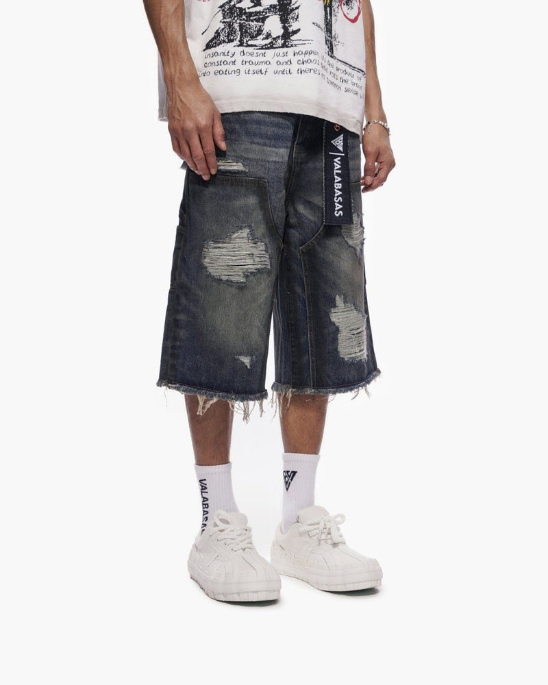 Valabasas Revolt Dirty Blue Jorts