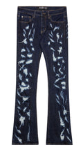 Front View of the Valabasas "RIPTIDE" INDIGO STACKED Jeans