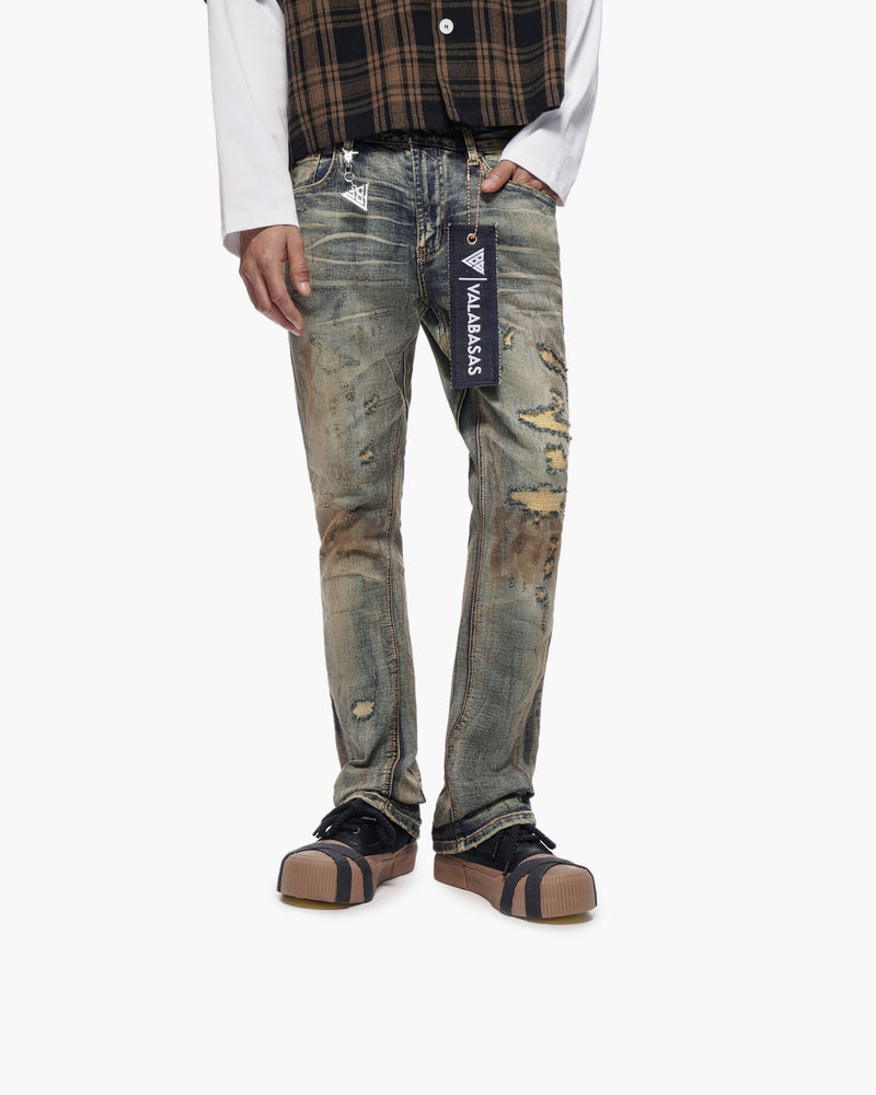 Valabasas "STATIC" STACKED DENIM