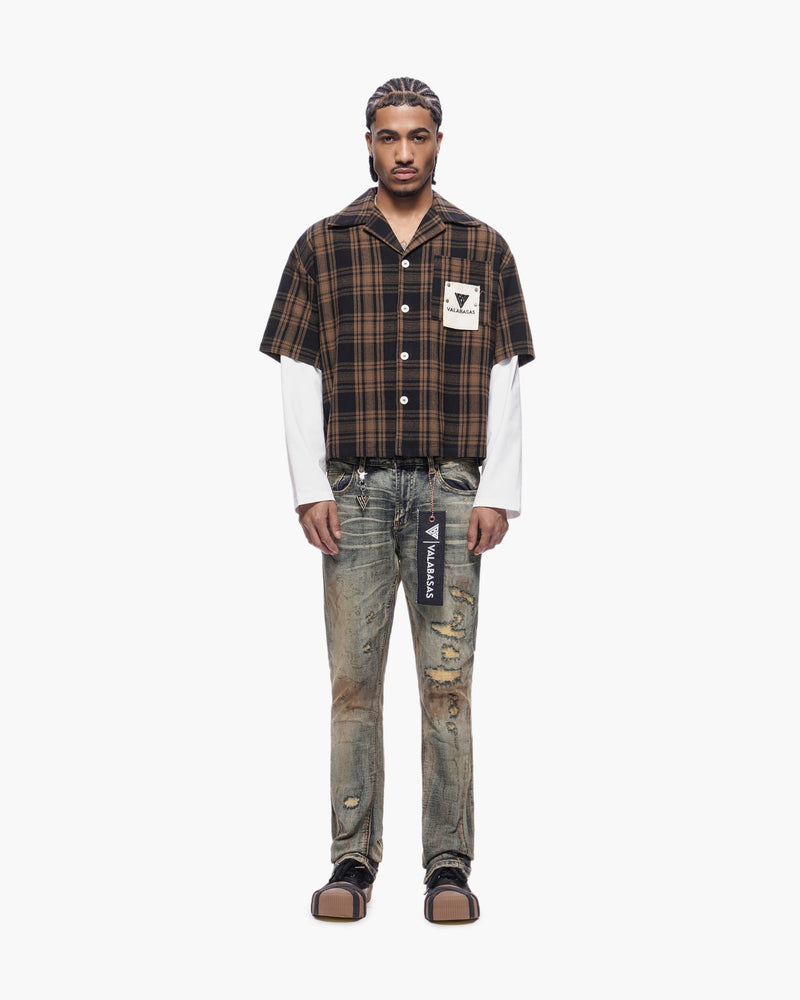 Valabasas "STATIC" STACKED DENIM