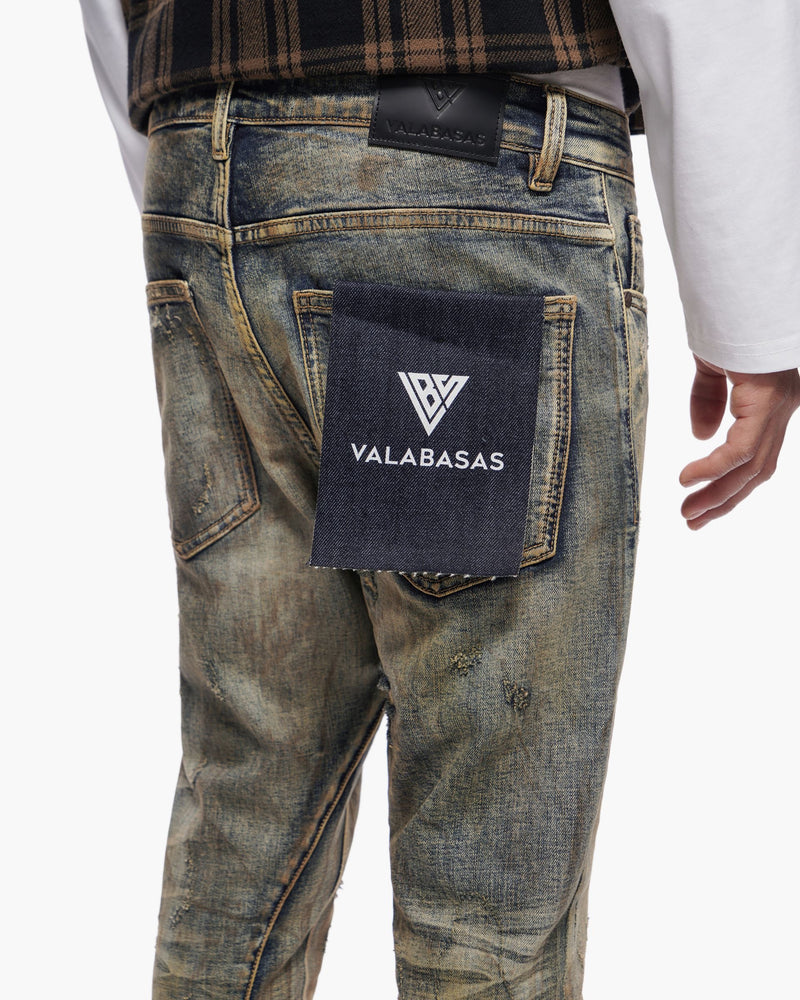 Valabasas "STATIC" STACKED DENIM