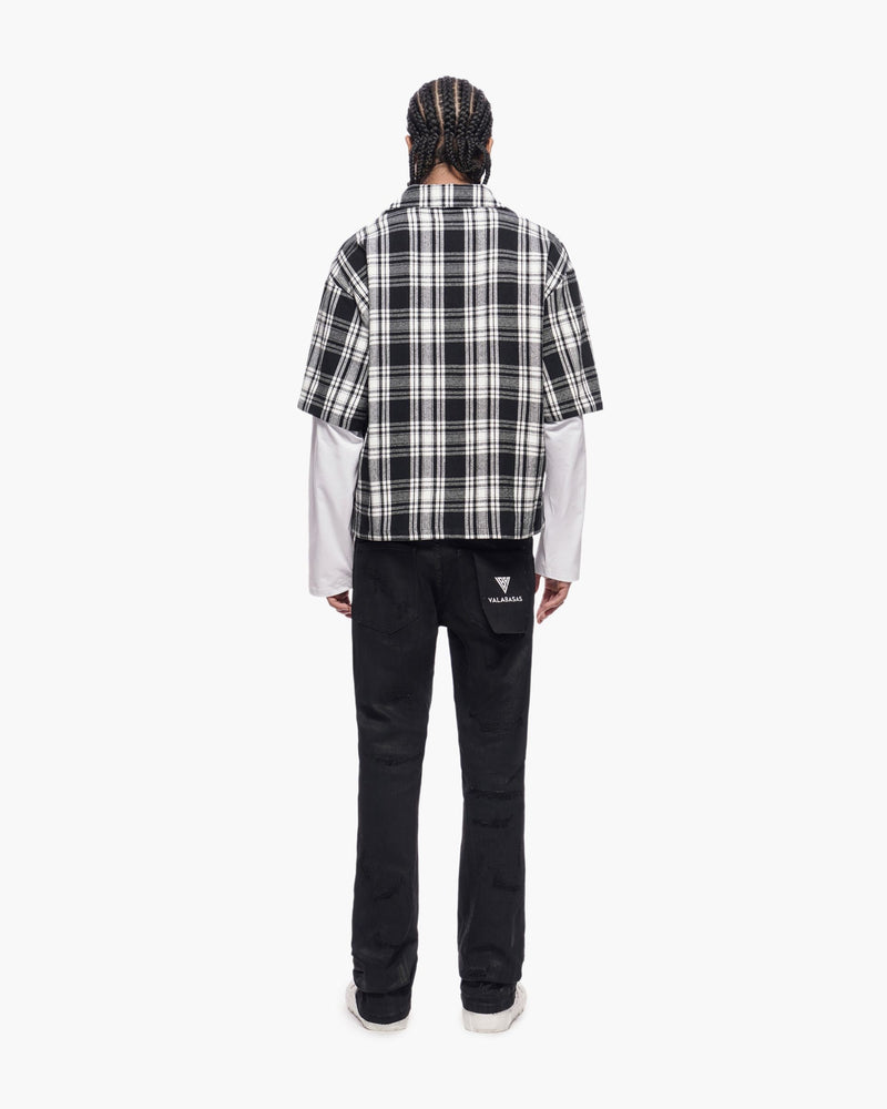 Valabasas "TRANCE" STACKED WAXED DENIM