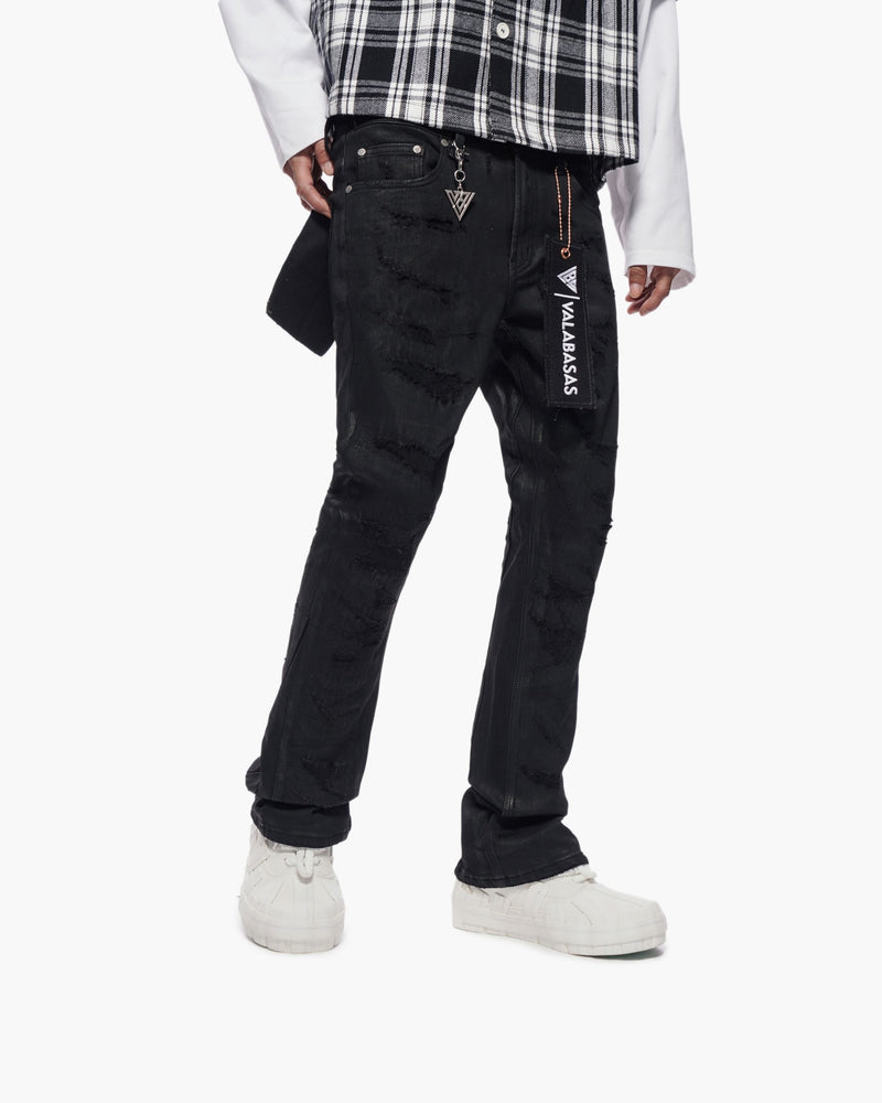 Valabasas "TRANCE" STACKED WAXED DENIM