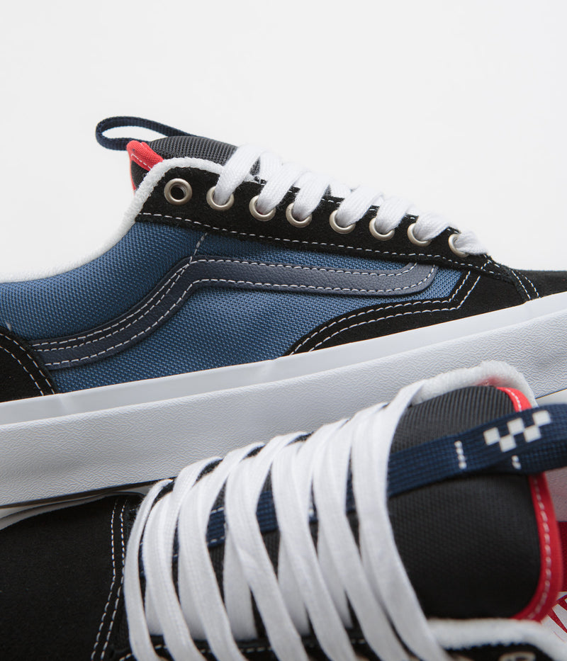 Vans Skate Old Skool 36+ Shoes in Black and STV Navy