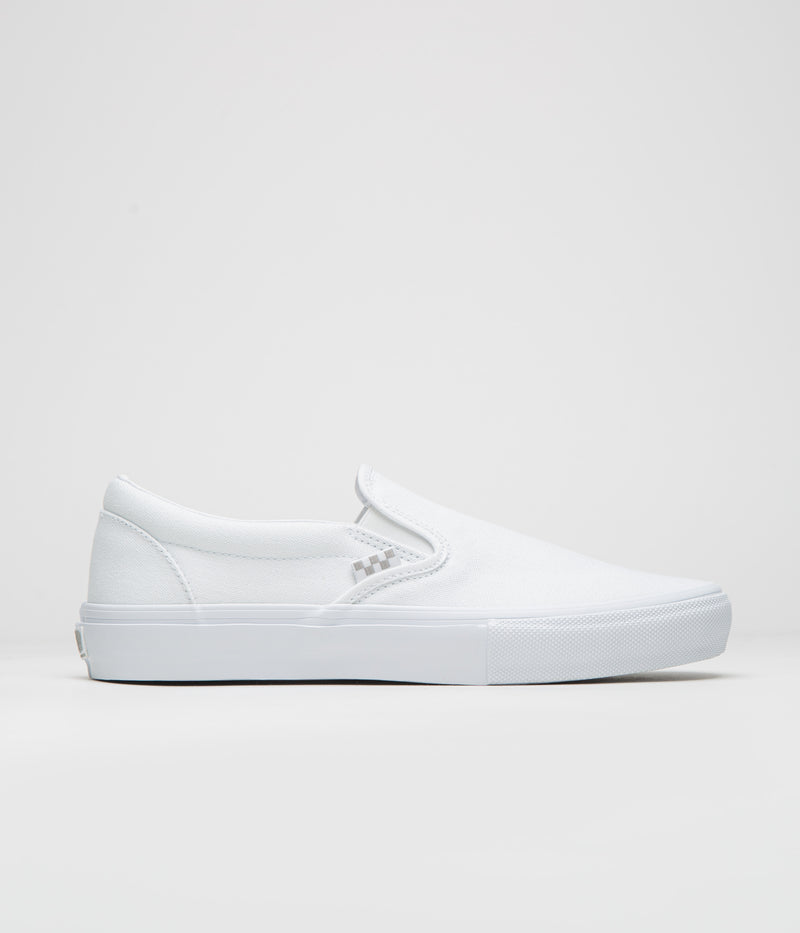 Vans Skate Slip-On Shoes in True White