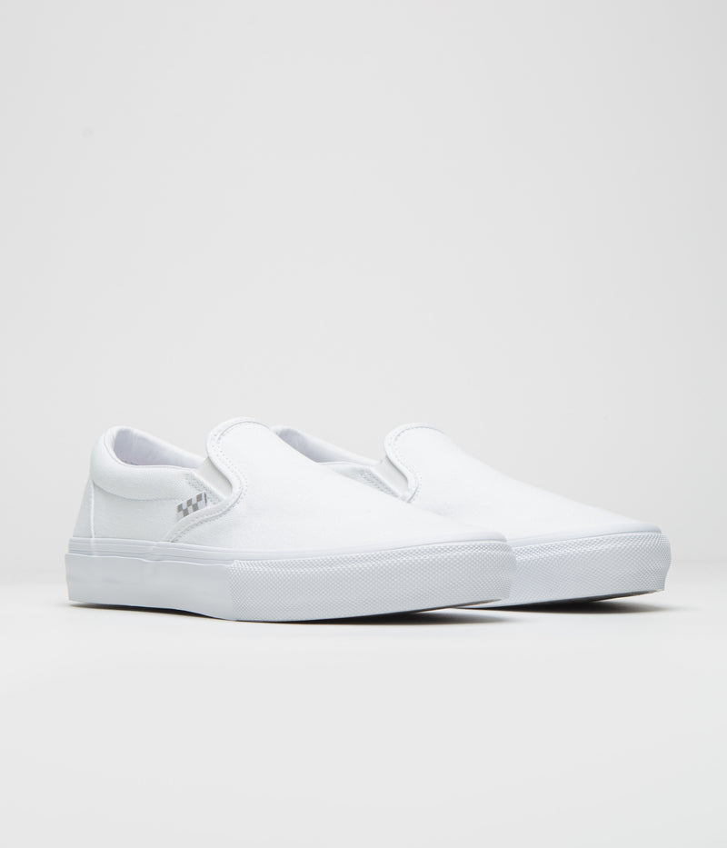 Vans Skate Slip-On Shoes in True White
