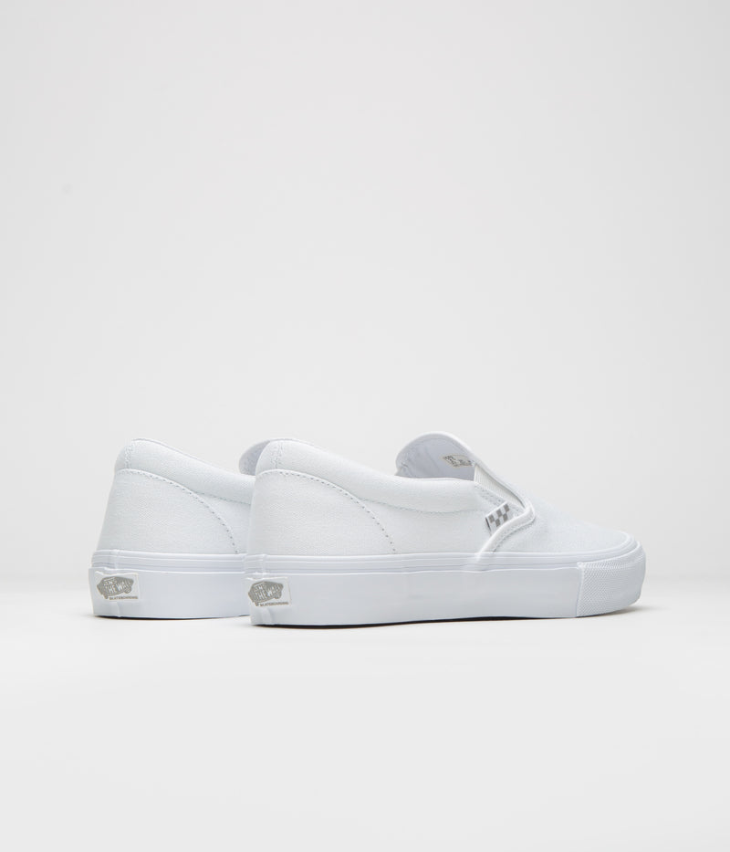 Vans Skate Slip-On Shoes in True White