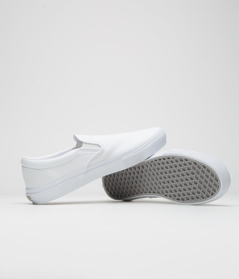 Vans Skate Slip-On Shoes in True White