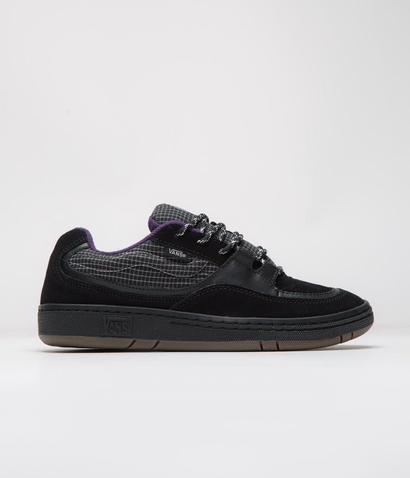 Vans Speed LS Shoes in Ripstop Black and Black