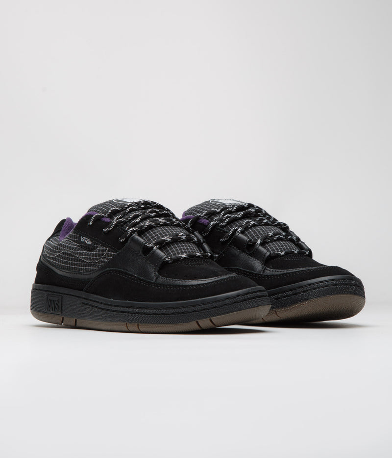Vans Speed LS Shoes in Ripstop Black and Black