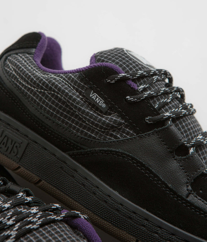 Vans Speed LS Shoes in Ripstop Black and Black