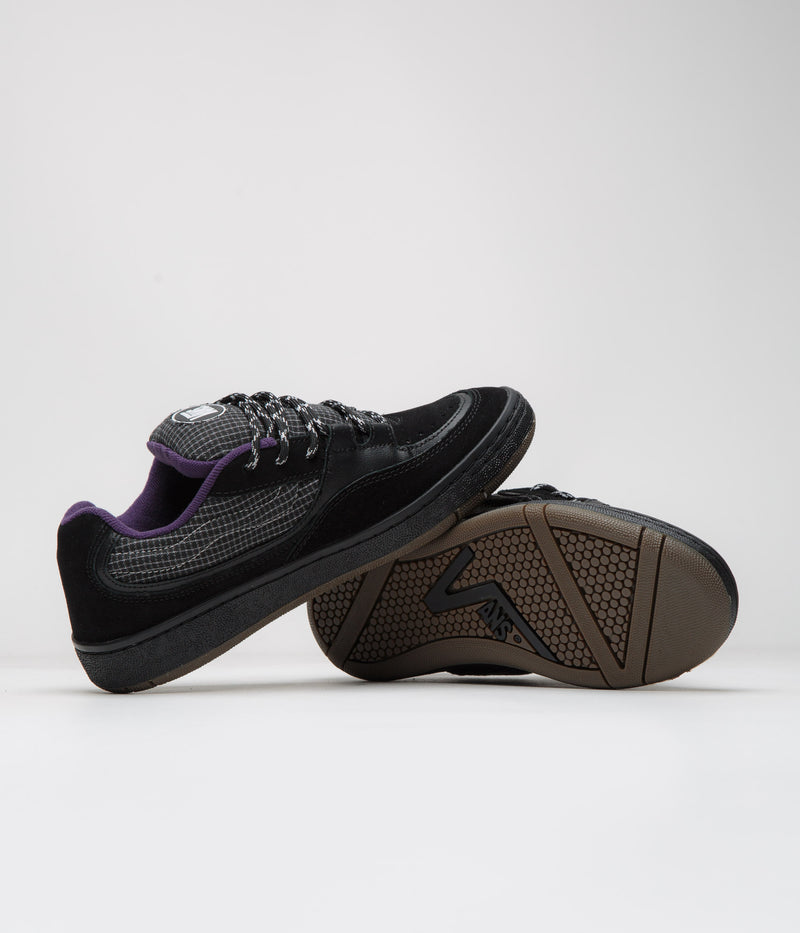 Vans Speed LS Shoes in Ripstop Black and Black