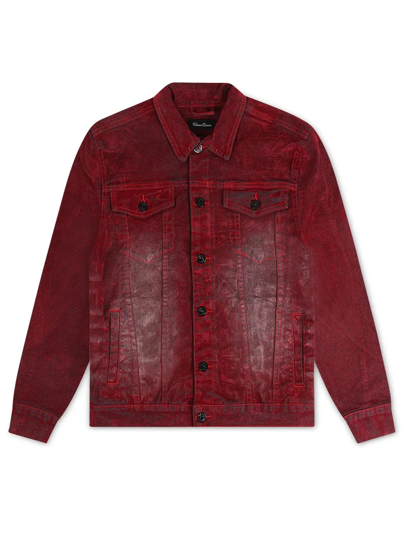 Vicious VELVET COATED DENIM JACKET