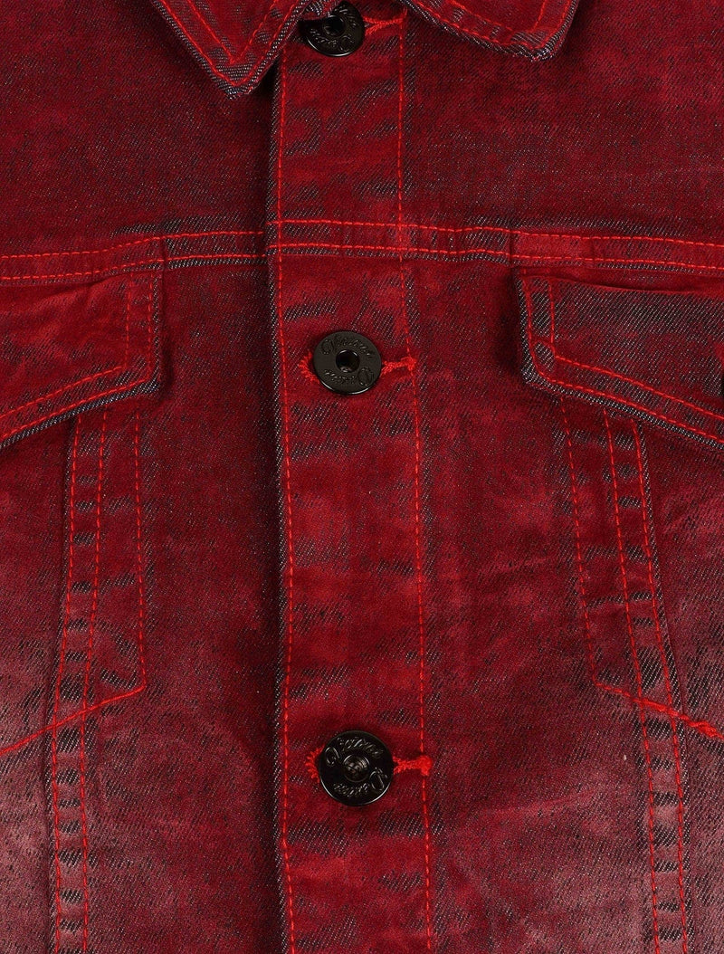 Vicious VELVET COATED DENIM JACKET