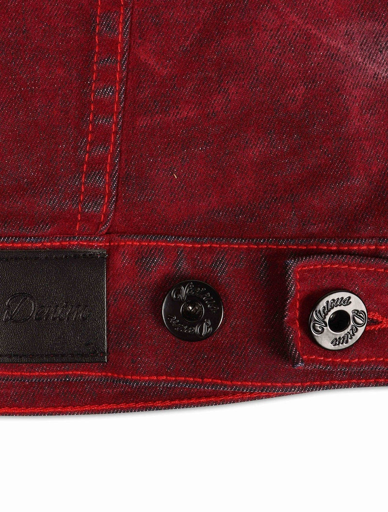 Vicious VELVET COATED DENIM JACKET