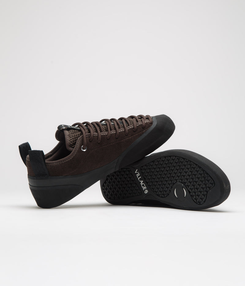 Village PM 1.00 PM Shoes in Chocolate Brown and Natural Black