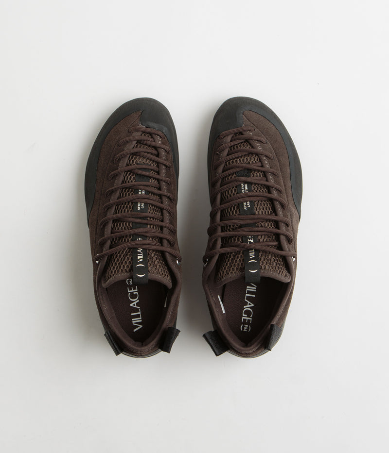 Village PM 1.00 PM Shoes in Chocolate Brown and Natural Black