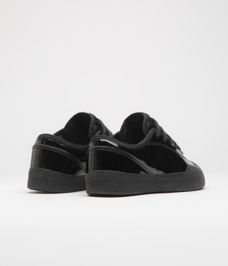 Village PM 1.30 PM Shoes in Gloss Black and Natural Black