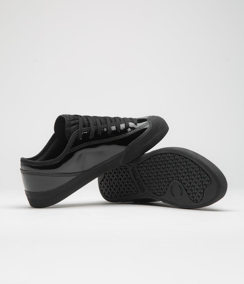 Village PM 1.30 PM Shoes in Gloss Black and Natural Black