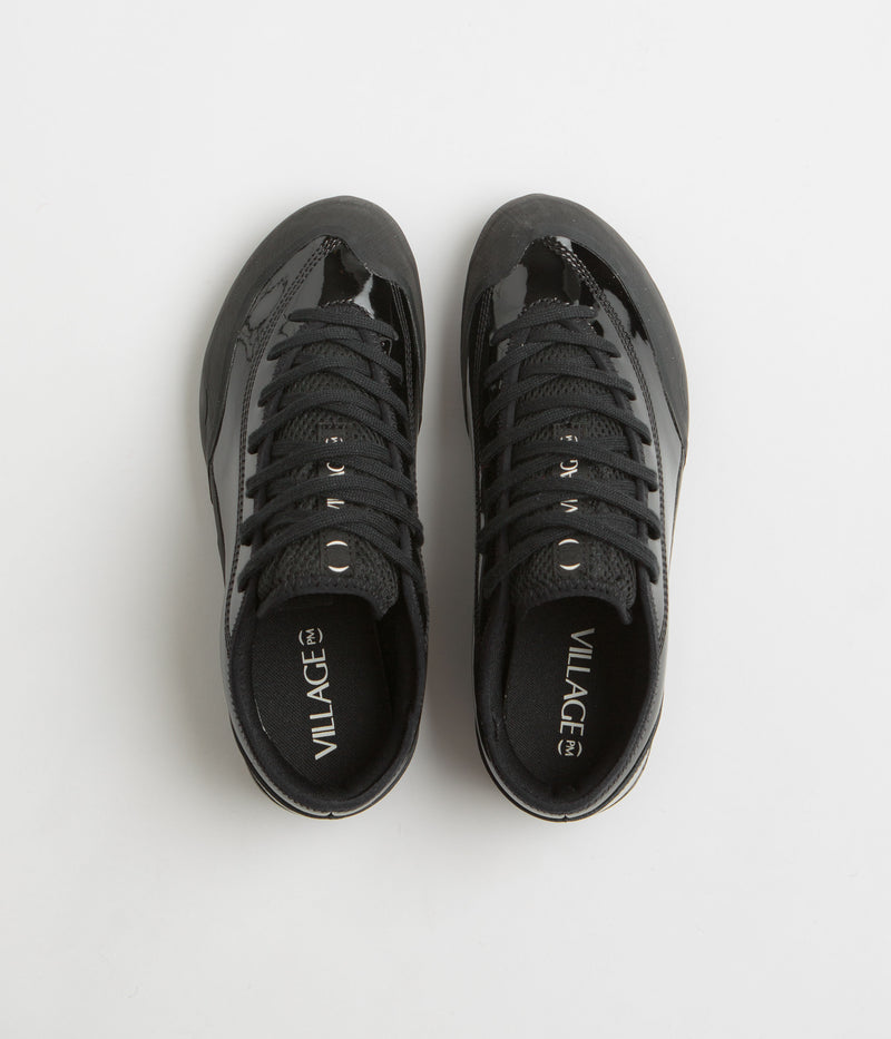 Village PM 1.30 PM Shoes in Gloss Black and Natural Black