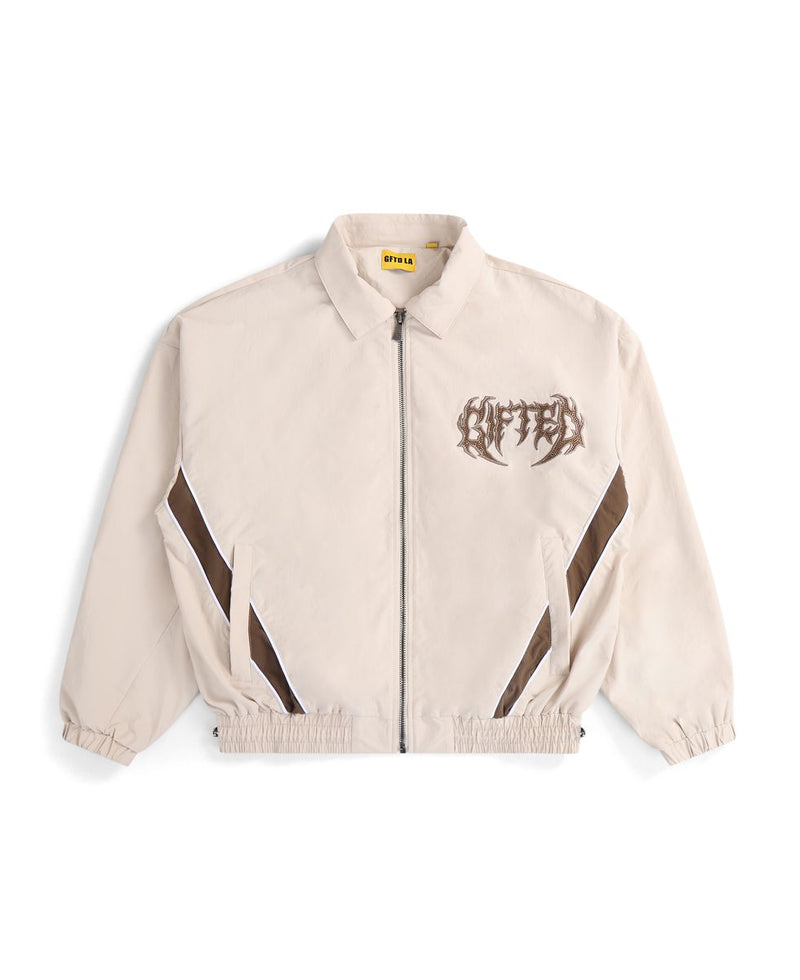 Front View of the Vision Bone Jacket by GFTD LA
