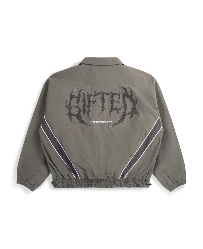 Back View of the Vision Green Jacket by GFTD LA