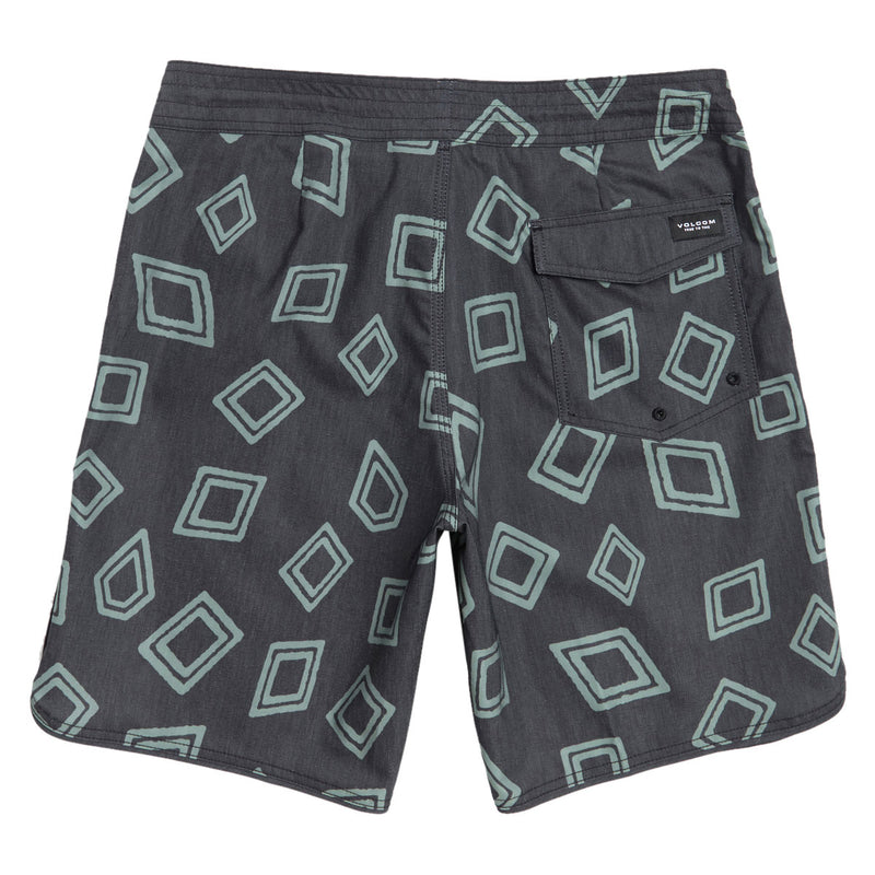 Volcom Contact Scallop Stny 19 Boardshorts - Black