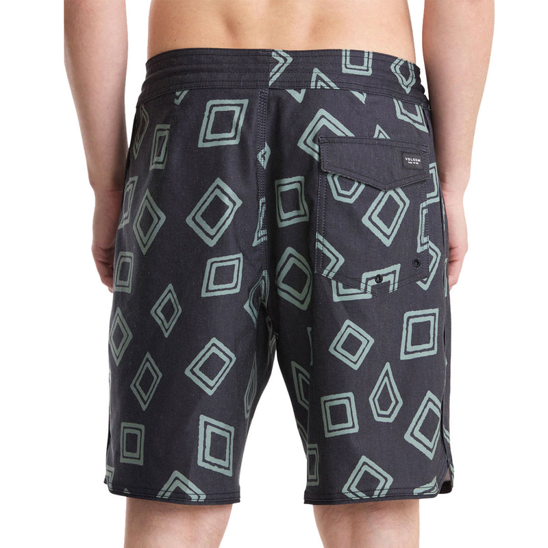 Volcom Contact Scallop Stny 19 Boardshorts - Black