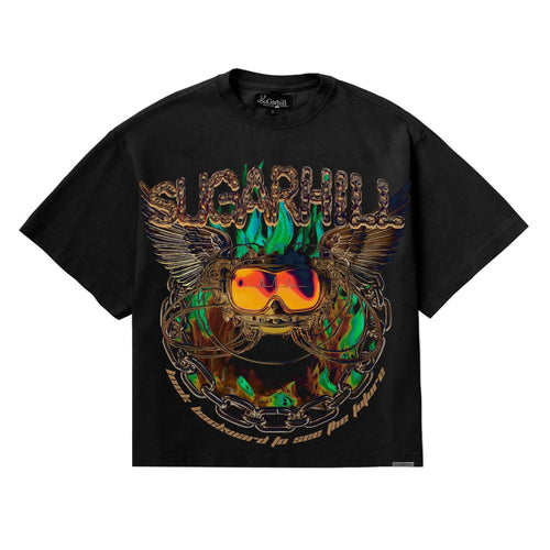 "VR" T-SHIRT (BLACK)