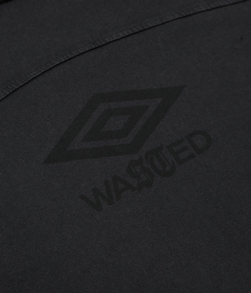 Wasted Paris x Umbro Boxy T-Shirt in Faded Black