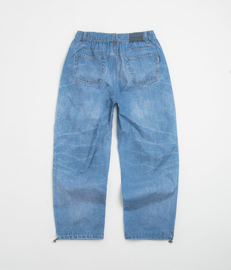 Wasted Paris x Umbro Trompe L'Oeil Overpants in Washed Blue